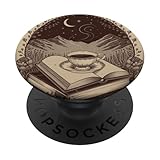 Süßes Grafikbuch für Tee- und Leseliebhaber PopSockets Klebender PopGrip