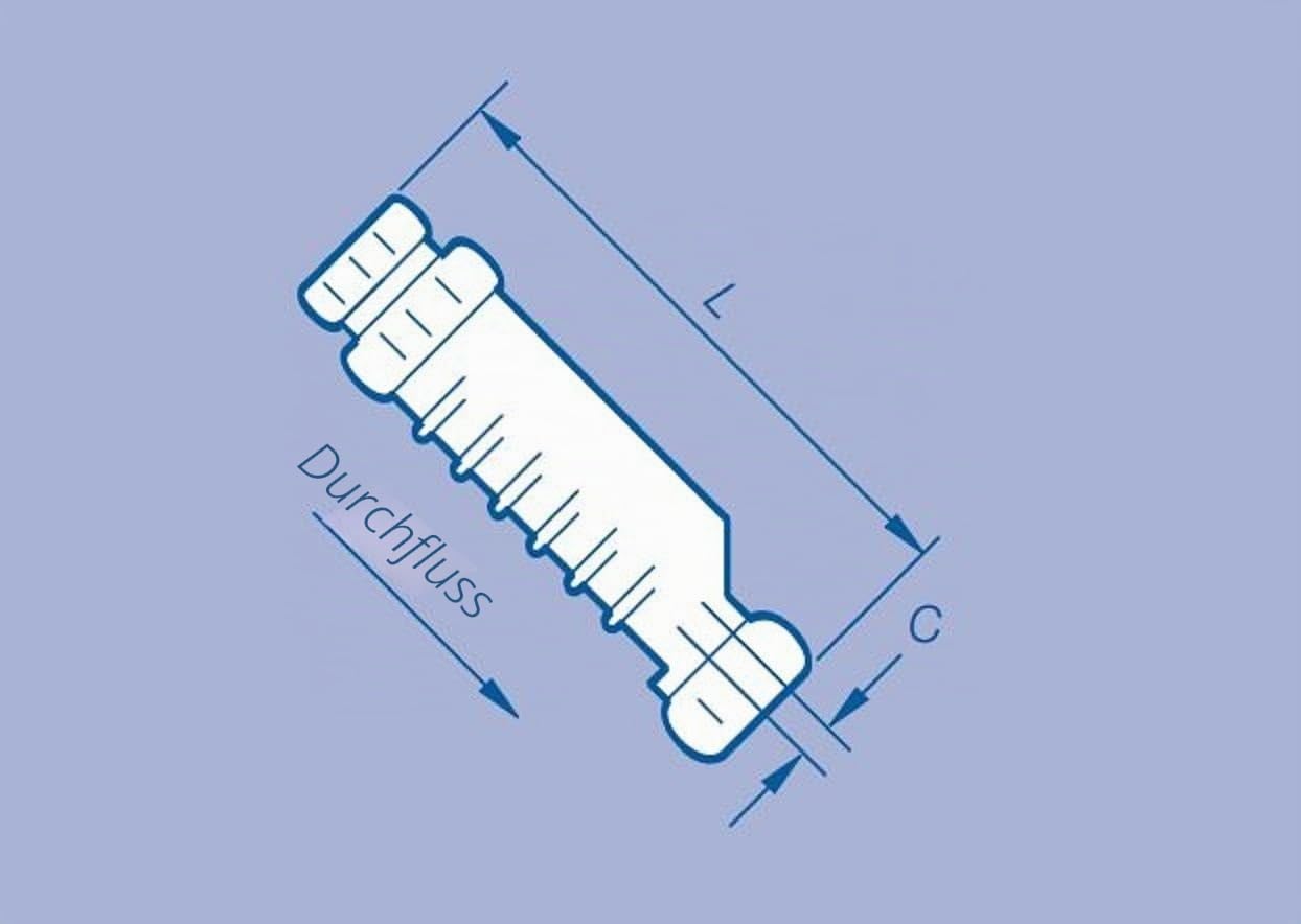 Rückschlag-Ablaufventil mit Selbstdichtung, HepVo CV1/M – DN 32, europäisches DN-Metrik-System
