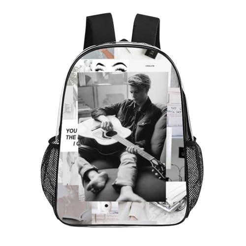 IZIWDORW Jace Norman Decke - Mochila de PVC sólido transparente, impermeable, para niños y niñas