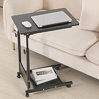 Table pour Ordinateur Portable Hauteur réglable roulettes Support