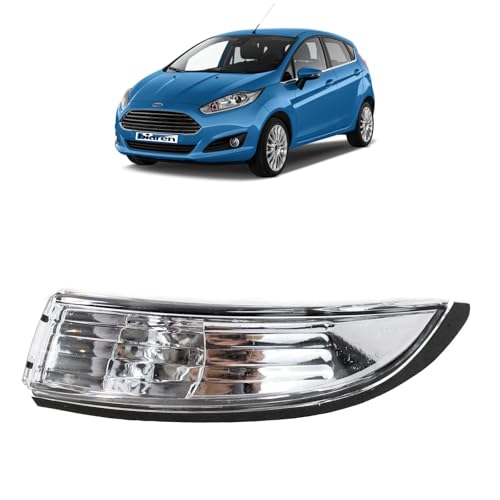 Silscvtt Right Passenger Side Mirror For 2014-2019 Ford Fiesta - Manual Fold, Painted (FO1321460 / D2BZ17682E-PFM)-728403