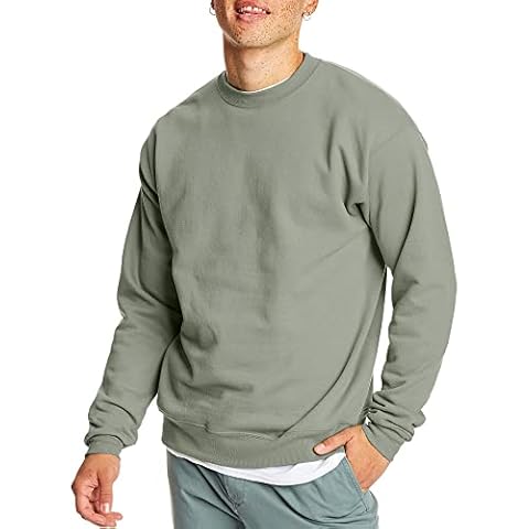 Hanes EcoSmart Fleece Sweatshirt - Green - Medium Cover