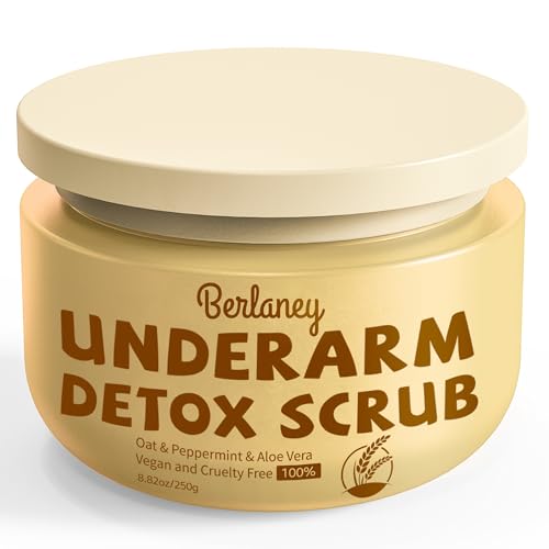 Oat Armpit Detox Scrub 8.8 oz with Peppermint & Aloe