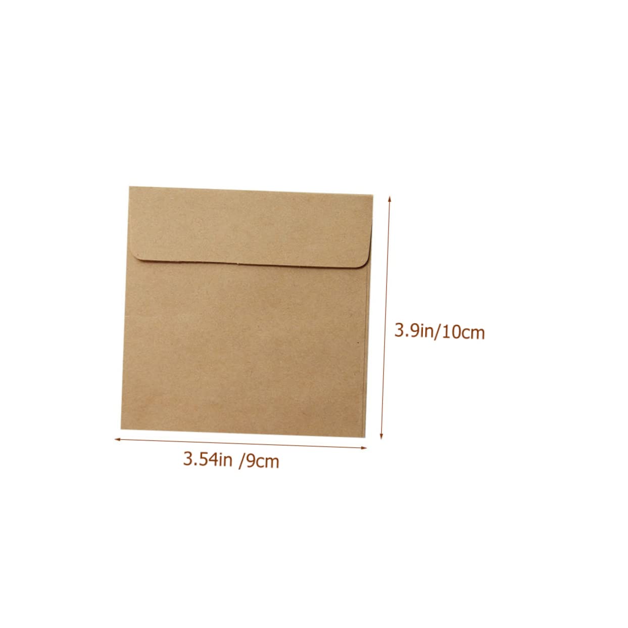 NUOBESTY 2 Set Di Buste Di Carta Bianche Francobolli Biglietti Buste E Chiavi Per Conservare Appunti 100 Pezzi*2