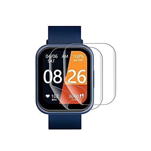 Wisely [Pack 2] Noise ColorFit Ultra SmartWatch Screen Guard Scratch Guard  Full Screen Protector Compatible for Noise ColorFit Ultra 1.75\