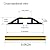Eapele 6.5ft Cable Protector Cord Cover for Floor,Heavy Duty PVC Duct Easy to Unroll,Prevent Trip Hazard for Home Office or Outdoor Settings