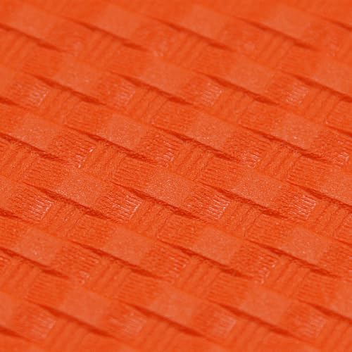 HOLSTEX Thermoform Sheet - (Basketweave Texture) - (.125 Thickness) - (12in x 12in Sheet) - (Hunter Orange) - (1 Sheet) - for Holster Making, DIY Cosplay, Airsoft Armor