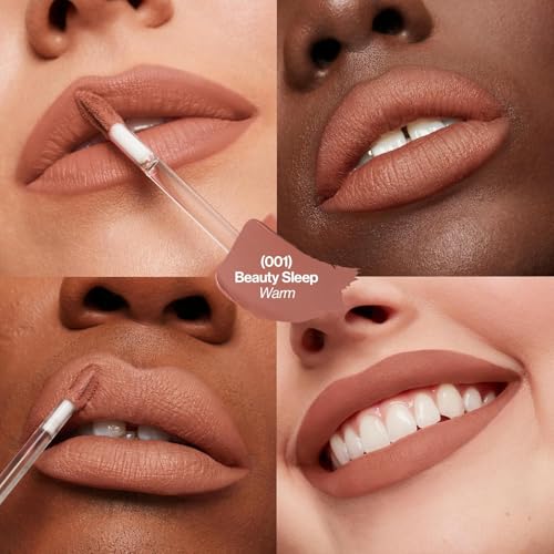 Image of REVLON Colorstay Limitless Matte Liquid Lipstick for woman, Waterproof, Long-Lasting, 100% Vegan, Lightweight, No-Budge Matte, Beauty Sleep - (001)