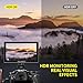 FEELWORLD P6X 5.5-Inch Touchscreen Camera Monitor 1000Nit Camera Field Monitor, Supports 4K 60Hz,3D LUT, HDR,Waveform Aluminum Casing 9:16 Marker