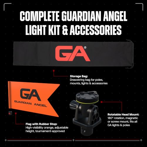Image of Guardian Angel Pro Kayak Safety Bundle - Lights, Remote & Mounts
