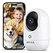 INFIYA Überwachungskamera Innen - 2K Kamera Überwachung Innen, Babyphone mit Kamera, WLAN Indoor Camera, Hundekamera mit APP, 2-Wege-Audio, Automatische Verfolgung, Nachtsicht, Bewegungserkennung