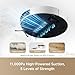 DREAME L40 Ultra Robot Vacuum Self Emptying, 11,000Pa Suction Robot Vacuum and Mop Combo with Auto Cleaning Dock, 149℉ Mop Washing, SideBrush Extendable, Solution Auto Refill, Voice Control