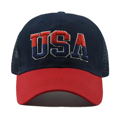 Image of Trucker Hat Distressed Baseball Cap Golf Cap Adjustable Sportswear Hat for Men Women Unisex