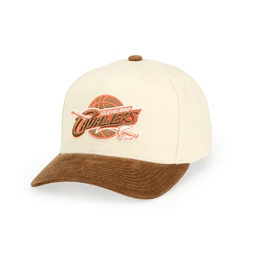 Mitchell & Ness NBA Tawny Pro Crown Snapback Casquette - Cleveland Cavaliers, taille unique, ajustable, Hommes, Femmes, Enfants, Unisexe, Printemps, Été,...