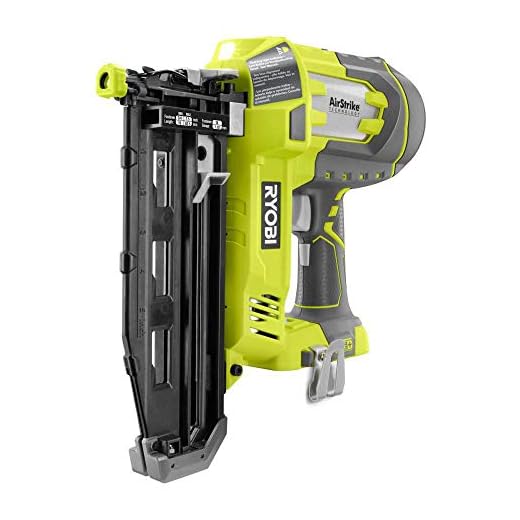 Ryobi P325 One+ 18V Lithium Ion Battery Powered Cordless 16 Gauge Finish Nailer (Battery Not Included, Power Tool Only)
