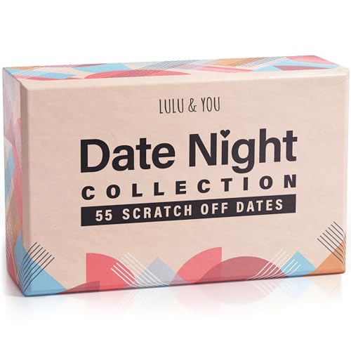 Lulu & You 55 Scratch Off Date Night Ideas for Couples - Unlock Excitement with Our Date Night Cards - Romantic Wedding Gift for Couples & Cool Bridal Shower Gift Idea