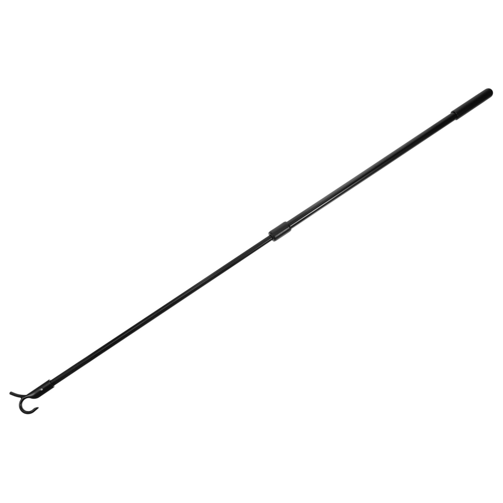NUOBESTY Lot De 4 Tringles À Rideaux Rétractables Et Rotatives Télescopiques Et Inclinables Extensibles en Alliage D'Aluminium Noires