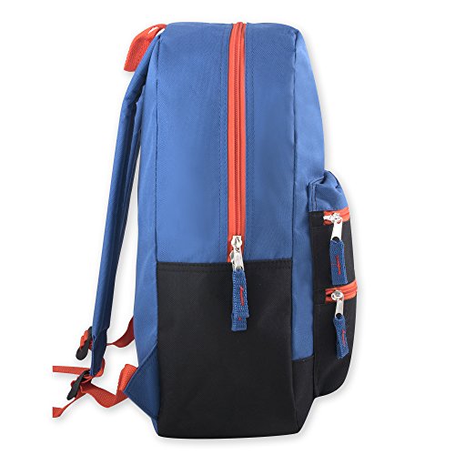Multi-Color Back Pack With Adjustable Padded Shoulder (Blue) #TOP3