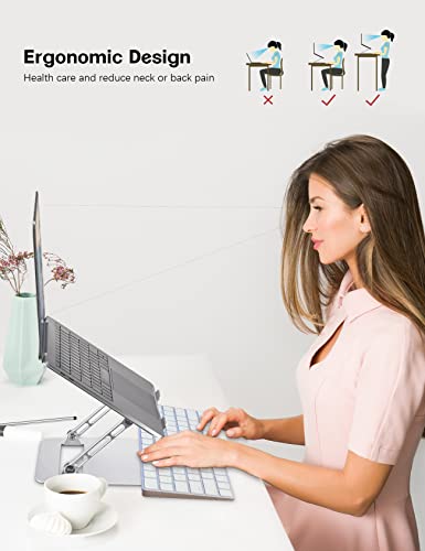 Soporte Ajustable para Laptop y Tablet Plata miniatura 5
