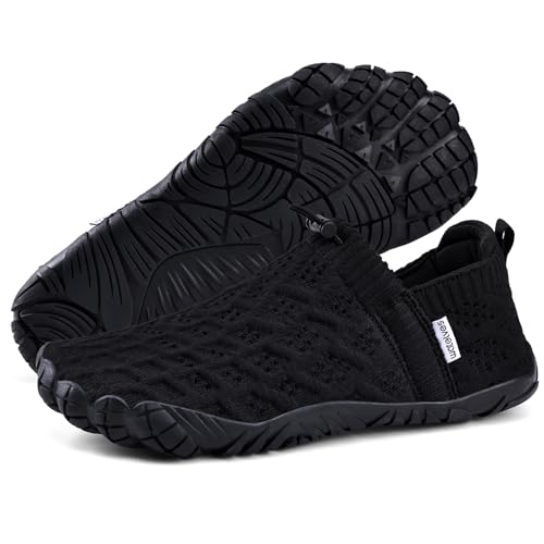 Image of WateLves Barefoot Water Shoes Women Men Beach Breathable Walking Shoes Anti Slip Wide Toe Minimalist Zero Drop Sneakers for Travel Hiking Yoga
