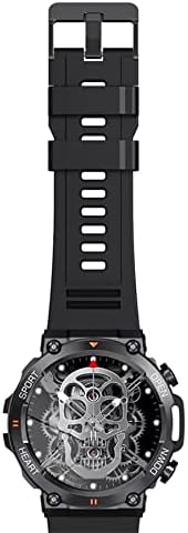 Spovan AtlasX Pro Tansiyon Sesli Görüşme Military Akıllı Saat (Türkiye Garantili) (Siyah) - Görsel 2