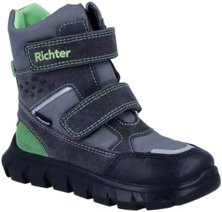 Richter Jungen Snow 2.0 Winterstiefel, City Black Lemon, 25 EU