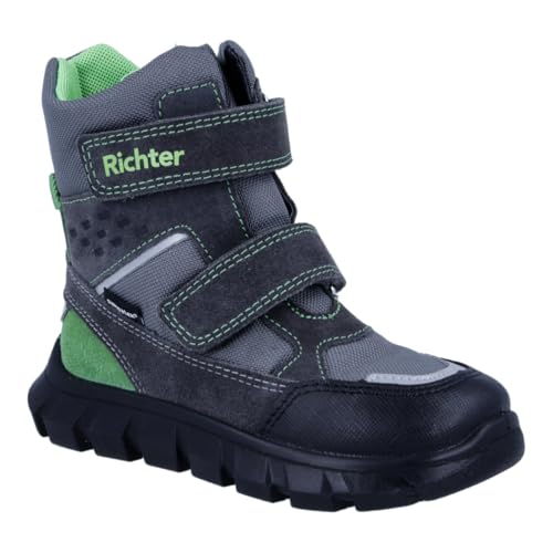 Richter Kinderschuhe Snow 2.0 Winterstiefel, City/Black/Lemon, 31 EU