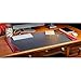 Dacasso Classic Leather Side Rail Desk pad, 34 x 20, Burgundy
