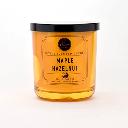 DW Home Medium Single Wick Candle, Maple Hazelnut Cream