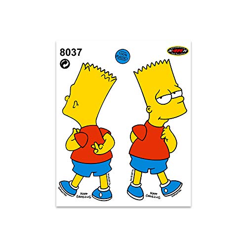 Quattroerre 8037 Sticker Simpson Bart, 14 x 16 cm