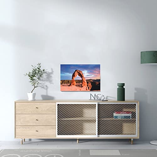 Toile imprimée arche en pierre pour une déco salon évasion Grand Canyon