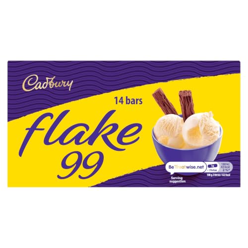 Cadbury Flake 99 Chocolate Bars 14 x 8.25 g (Pack of 1)