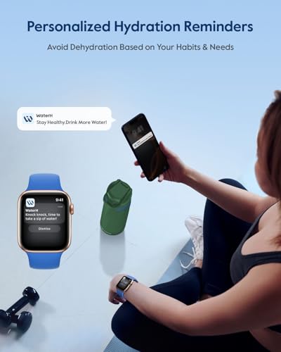 Image of BOOST Smart Water Bottle with Reminder & Tracker, Double Wall Vacuum Insulated Bottles Stainless Steel, 32oz BPA-Free Wide Mouth for School, Gym, Office, Ideal for Father's Day