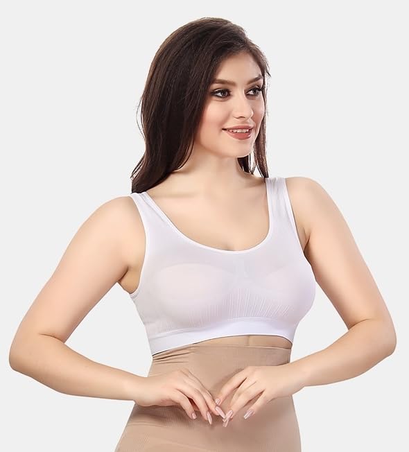 Image of Fabme Women's Seamless Skin Non Padded Full Coverage Bra