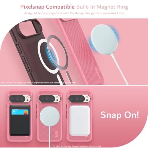 Image of TUDIA MergeGrip Magsafe Compatible for Pixel 10 & 10 Pro Case - Smokey Pink