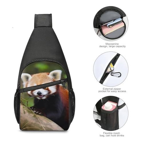 Bolso bandolera deportivo Little Red para viajes y senderismo miniatura 5