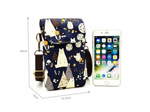 Small Crossbody Bag, PU Leather Shoulder Bag with Strap, Cell Phone Purses Travel Pouch for Phones12