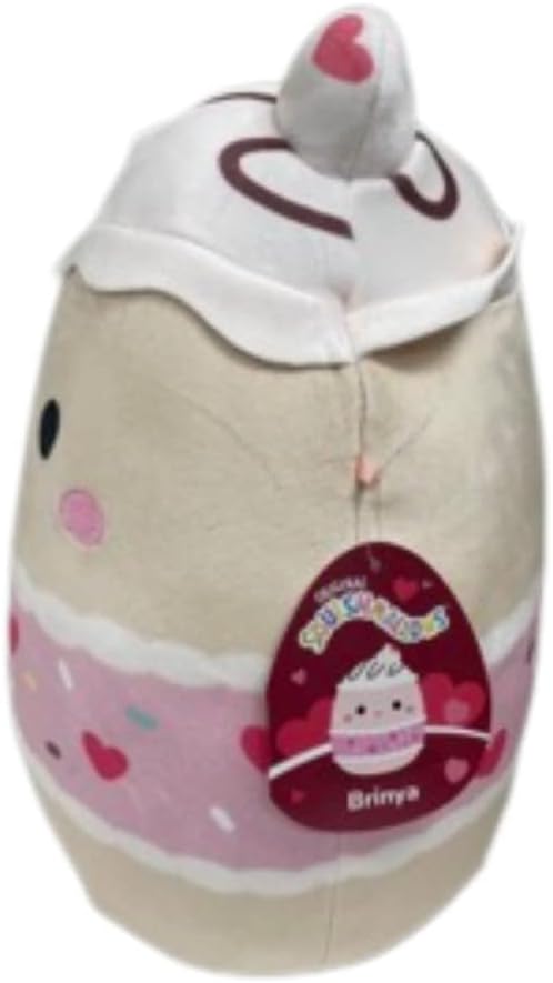 Squishmallow 11-inch 2023 Valentine’s Squad Stuffed Animal Toy Pillow (Brinya The Strawberry Sundae)