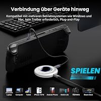 Fikwot FP108 1TB Externe SSD, unterstützt bis zu PD-100 W und 2050 MB/s, Spielen während des Ladevorgangs, USB 3.2 Gen2x2, mit Magnetring, kompatibel mit iPhone 15/16, Steam Deck, Switch Lite usw – Ansicht 6