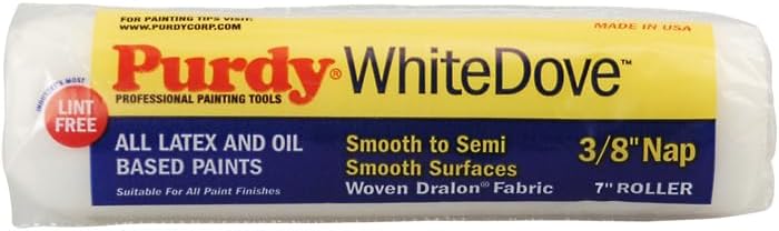 Purdy 140662071 White Dove Roller Cover, 7 inch x 1/4 inch nap image 3