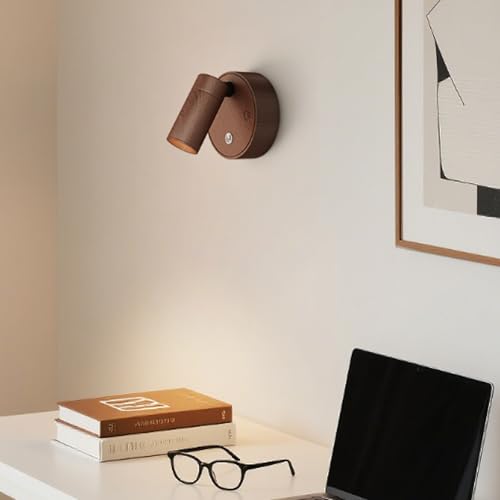 Luz de Pared para Dormitorio con imán y batería USB para lectura nocturna 7