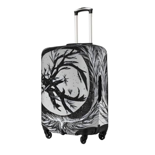 The Abstractionist Tree Suitcase Cover Luggage Protective Case High Elasticity Material For Travelers2