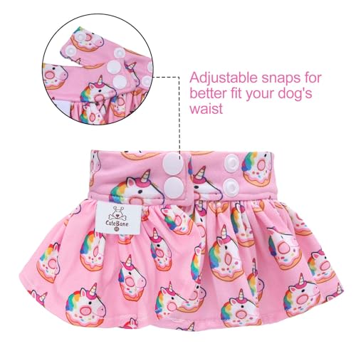 Image of CuteBone Dog Bikini Dress, Stylish Swimsuit Costume for Small Dogs, Comfortable & Adjustable Puppy Bathing Suit, Soft Outfit Pet Apparel for Beach, Pool and Summer Fun DB46M