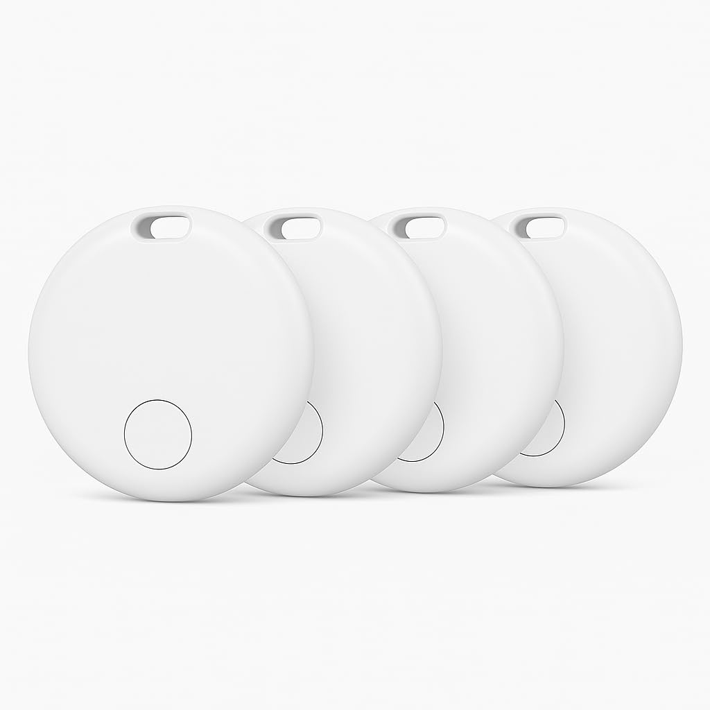 Tag Tracker, Smart Bluetooth Tracker, Works with Apple Find My (iOS Only) Item Locator for Keys, Pets, Wallet, Backpack & Luggage – Loud Alarm, Real-Time Location Alerts (White-4)-picture-30