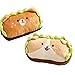 Produktbild Kawaii Federmäppchen in Hamburger-Form, Plüsch, Stifteetui, Make-up-Tasche, tragbare Schreibwaren-Tasche für Damen, Herren, Teenager, Studenten, bär, Einheitsgröße, Make-up-Tasche