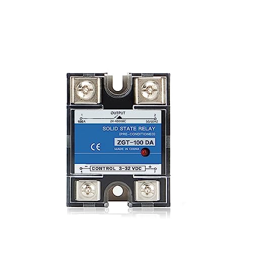 Relé de estado sólido SSR-100DA con control DC a AC y disipador monofásico 2