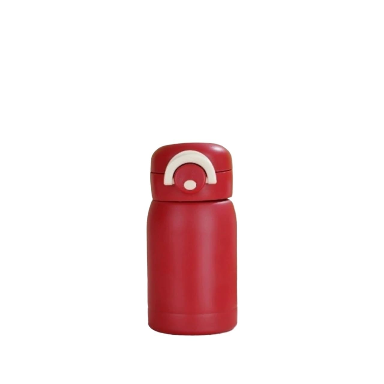 Mini-Tasse, 220 ml, Taschen-Edelstahl-Thermo-Kaffeetasse, Isolierflasche, isolierte Wärmflasche für Reise, Kaffee und Tee(Red)