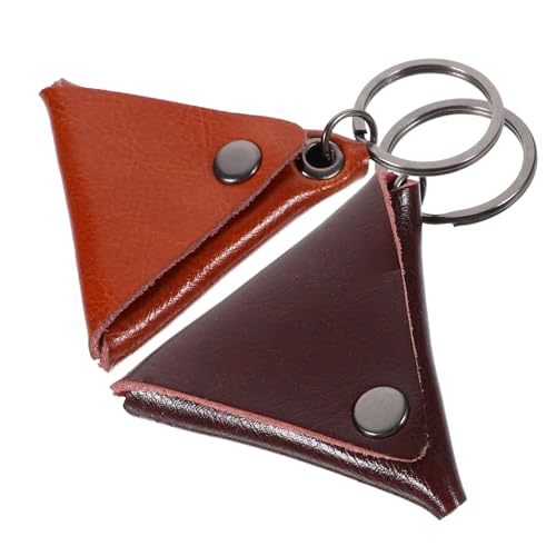 LIOOBO 2pcs Portable Guitar Pick Holders Durable Plectrum Storage Organizer Keychain Accessory for Guitar Lovers Ukulele Pick Holder present for Musicians