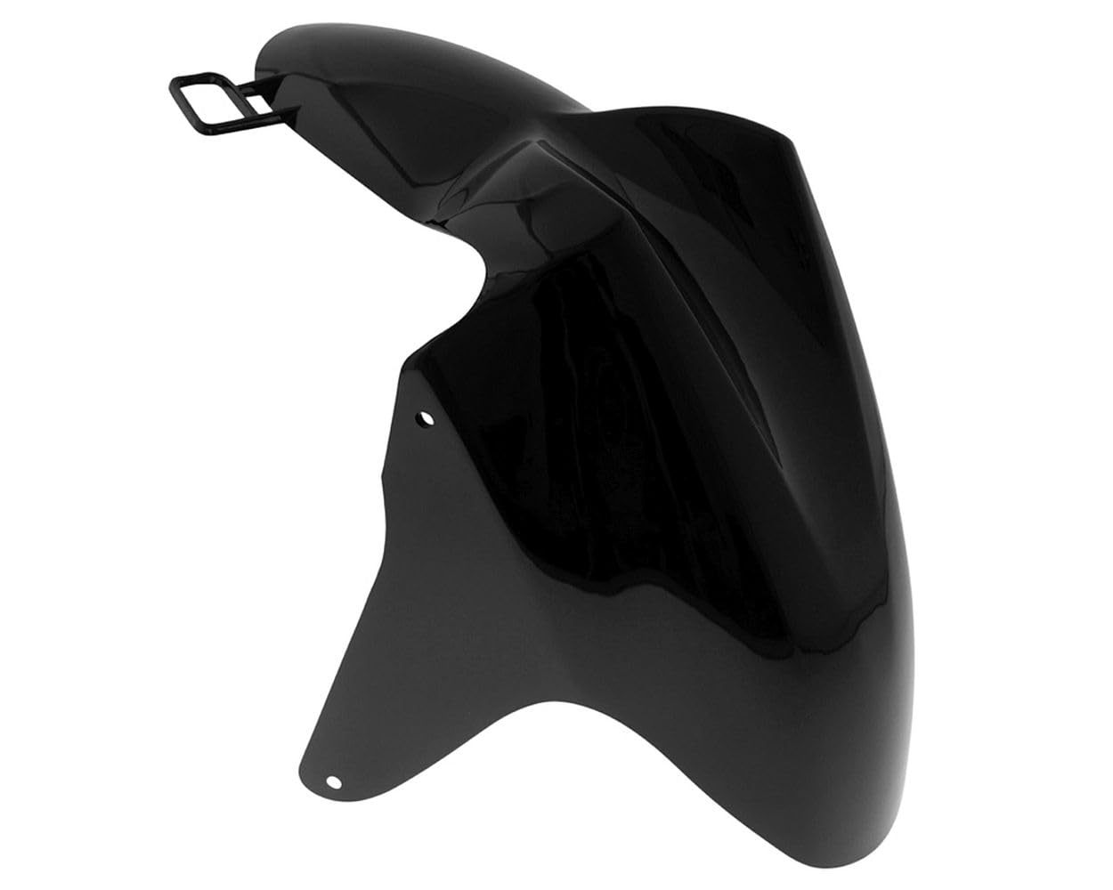 NTT Motorrad Kotflügel Schwarz glänzend lackiert passend für MBK Nitro 50-100 und Yamaha Aerox 50-100