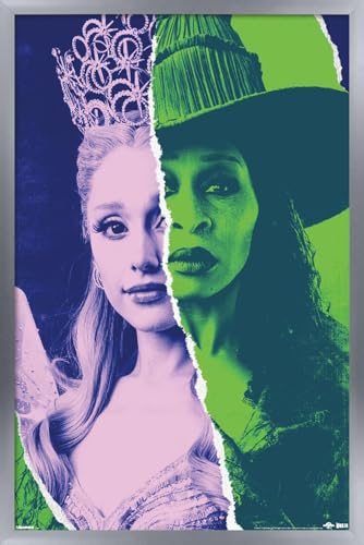 Trends International Wicked: For Good (2025) - Torn Wall Poster, 22.4L x 14.7W, Silver Framed Version